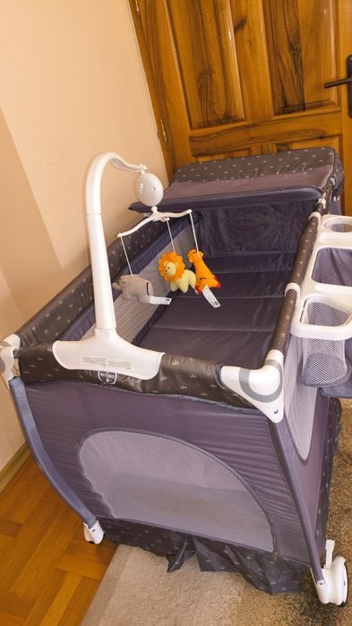 Бебешка кошара Lorelli 2 нива + МАТРАК