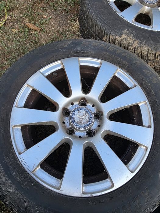 Set roti aliaj 225 55 r16  mercedes vito audi vw m+s 5x112