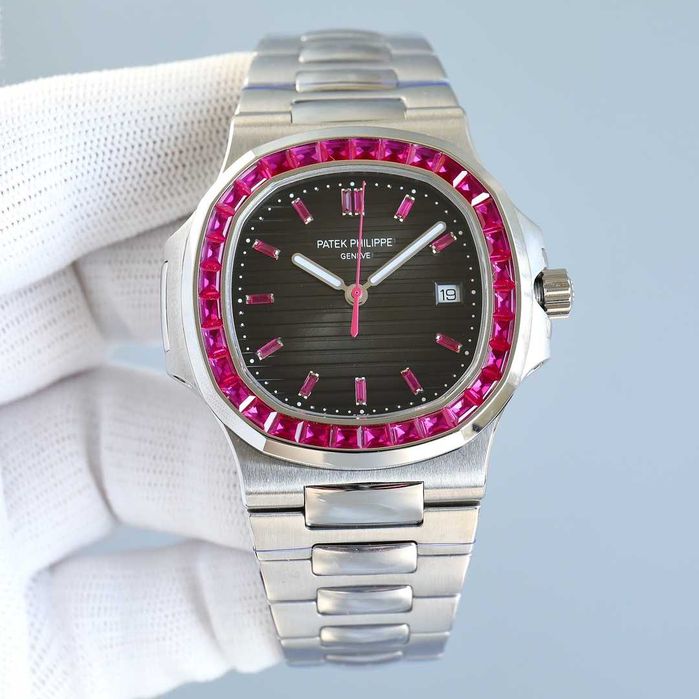 Patek Philippe Nautilus Ruby Bezel с автоматичен механизъм гр. София ...