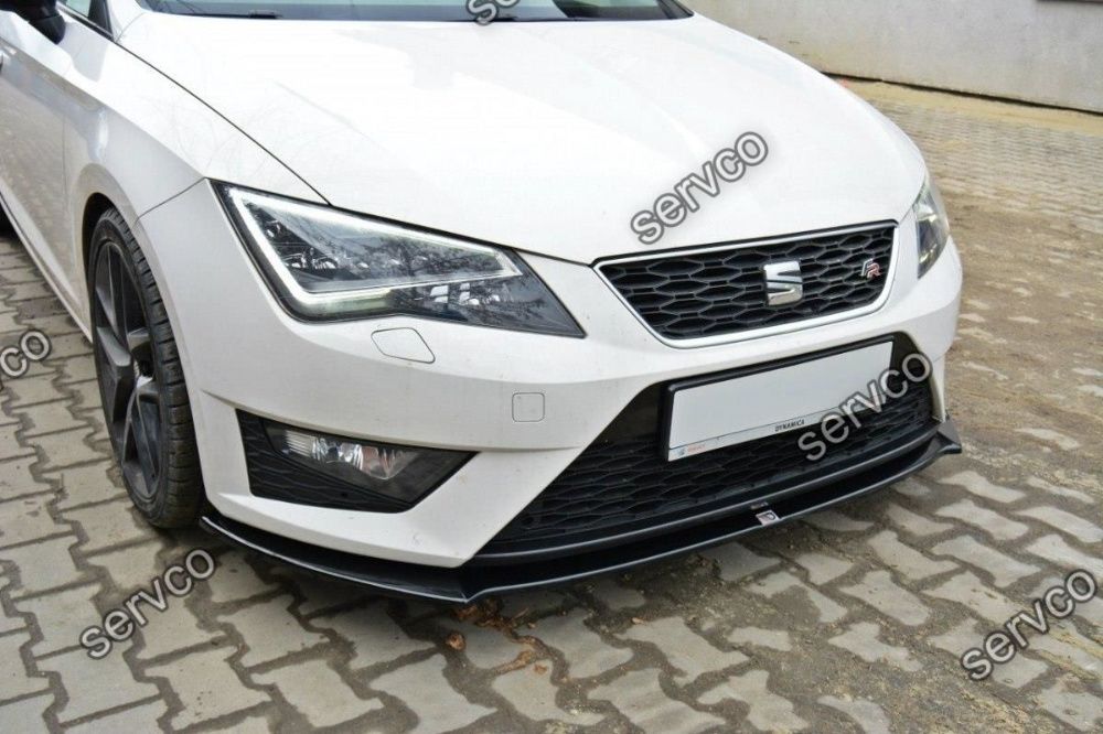 Prelungire fata Seat Leon 5F MK3 Cupra Fr 2012-2016 v1 Maxton Design