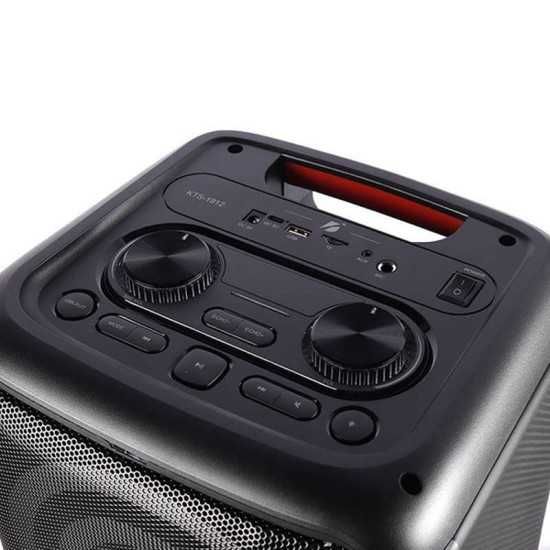 KTS-1912 Безжична Портативна Караоке Аудио Система с 2 Микрофона