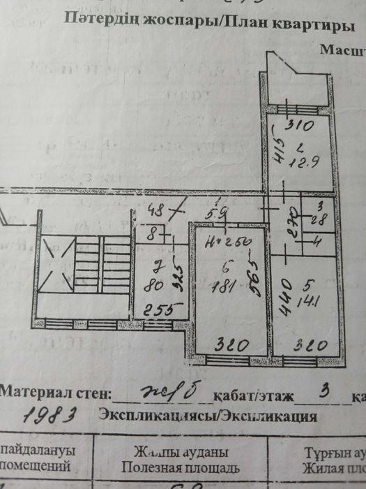 3-комнатная квартира · 68.5 м² · 3/9 этаж