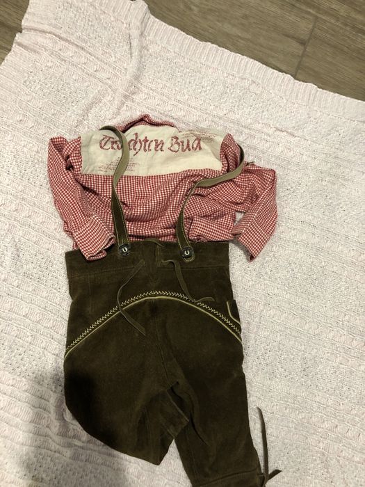 Lederhose si Camasa Oktoberfest Marime 86