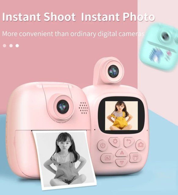 Детская мгновенная камера с термопринтером Детские цифровые фотоаппара