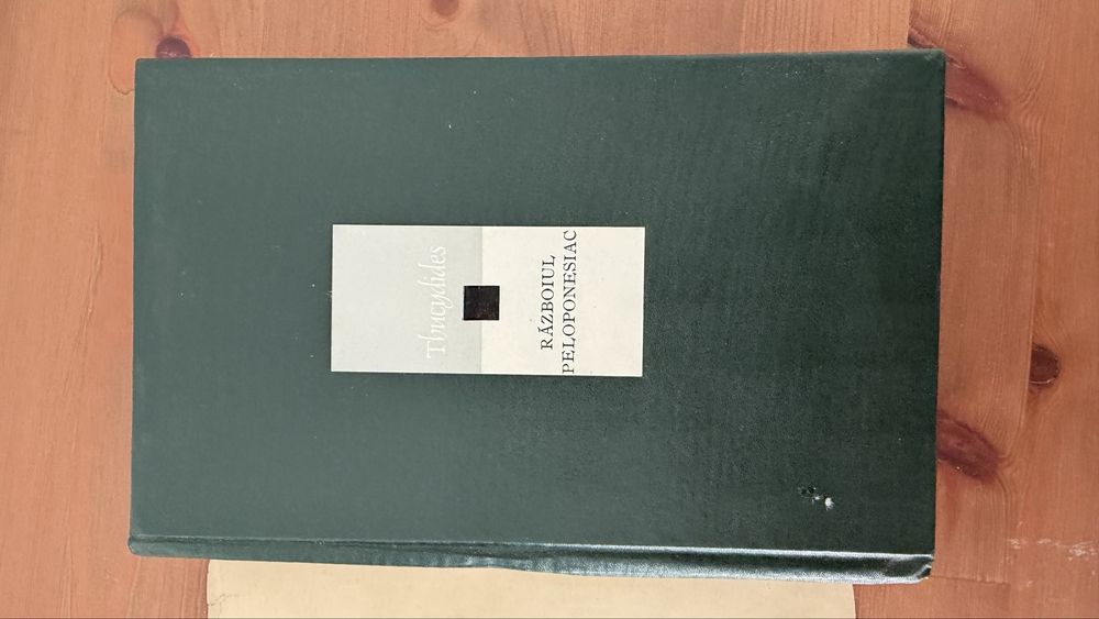 Thucydides, Razboiul peloponesiac, editie 1966