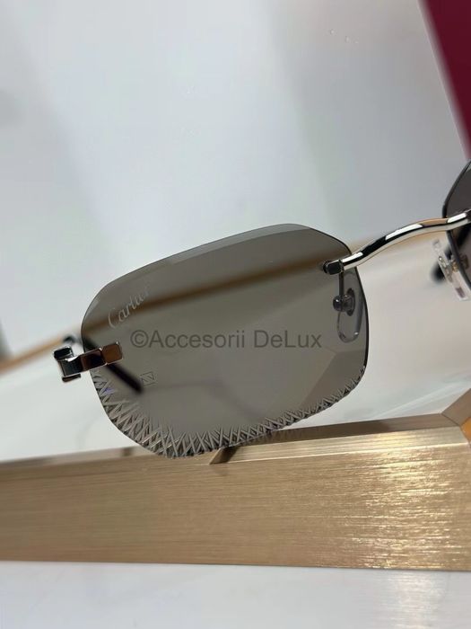 Ochelari de Soare Cartier CT0820S Noi Full Box Photochromic Lens [Verificare Colet] Silver