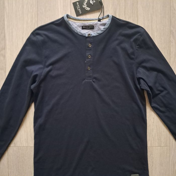 Мъжка памучна блуза BRAVE SOUL , размери - M, L , XL и XXL.