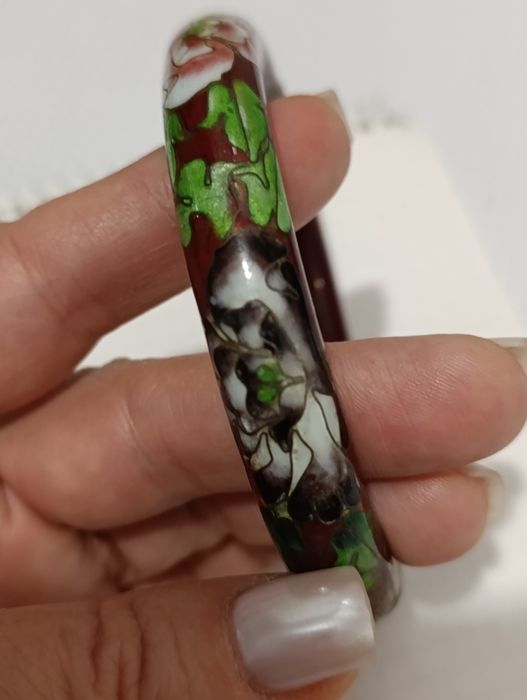 Винтажный браслет. Клуазоне.