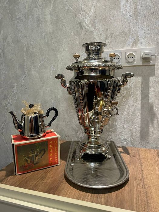 Samavar 5 litir Tula 1 sort ideal xolatta