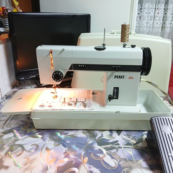 Masina de cusut  PFAFF cu graifar industrial rotativ si multiple operatii