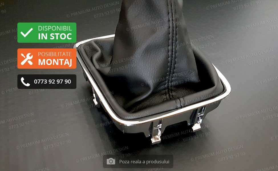 Schimbator viteze PIELE NATURALA - VW Tiguan / Golf Plus