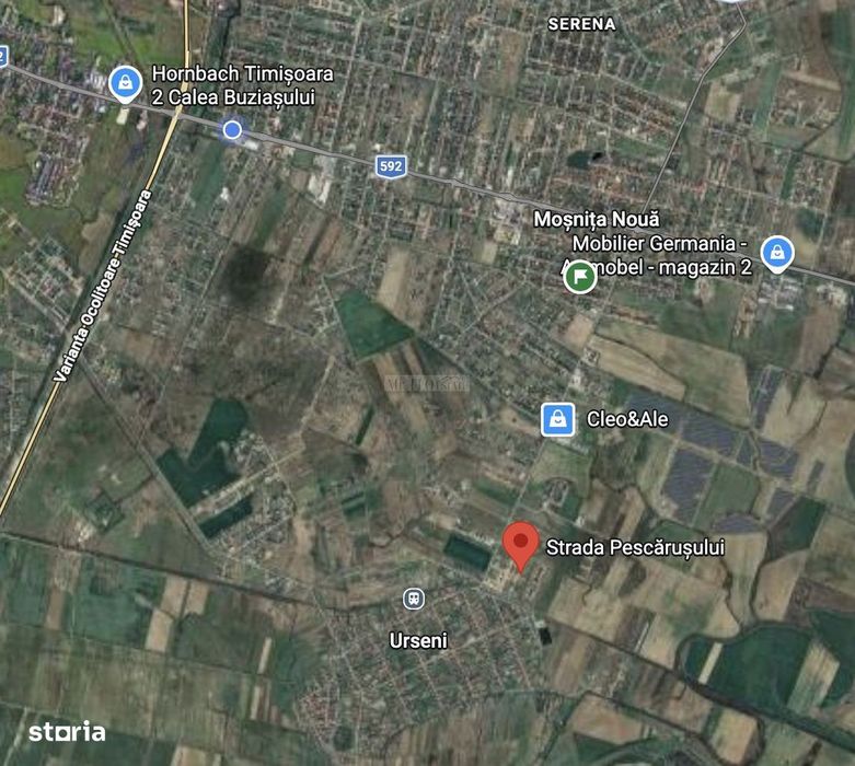Teren de vânzare – Moșnița Nouă, Strada Pescărușului