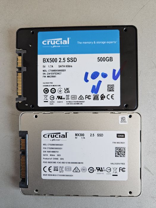 SSD SATA 512GB Crucial