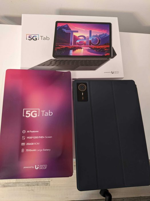 ZTE Pad 5G tastatura si husa dedicate 256GB 6G RAM Unisoc T8100 (6 nm) 11.0 inches 1200 x 1920 pixels baterie 7670 mAh noua la cutie