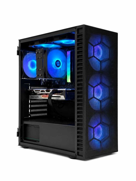 Гаранция! Геймърски компютър! 6600XT, Intel i5-12400F, 16GB RAM