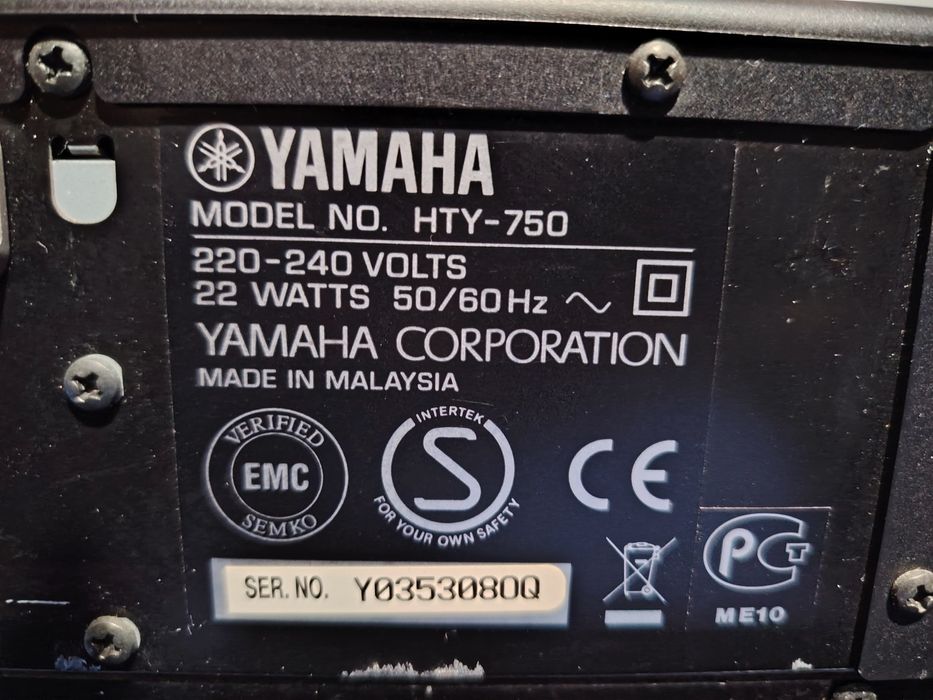 YAMAHA HTY-750 suondbar TV, fără telecomandă.