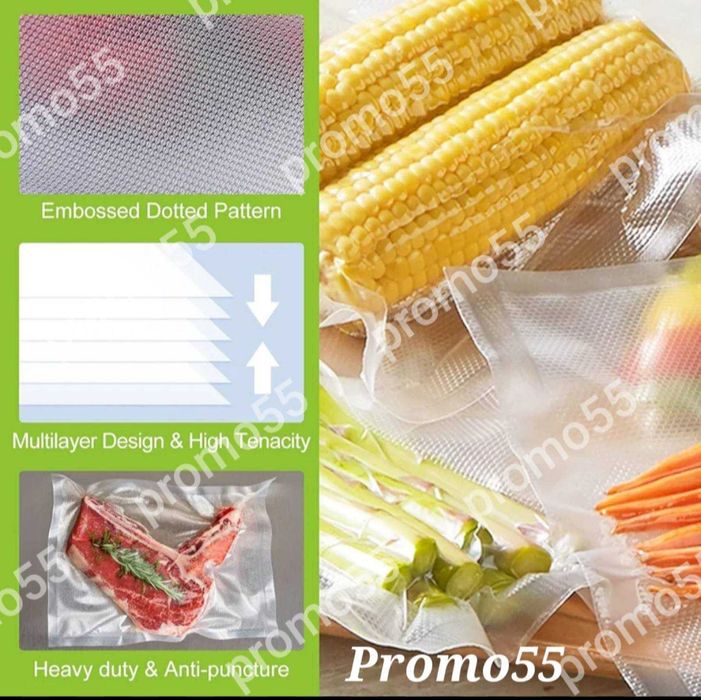 Пликове за Вакумиране на Храна Три Размера