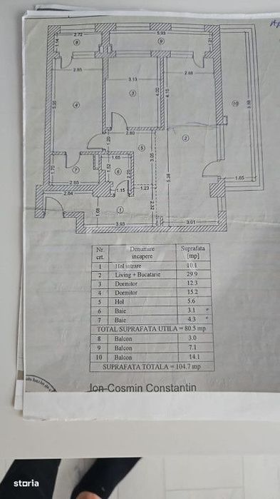 3 camere | Mobilat si utilat | Via Pipera