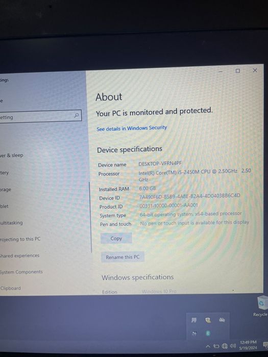 HP ProBook 6460b – i5/6GB RAM/ 500GB HDD