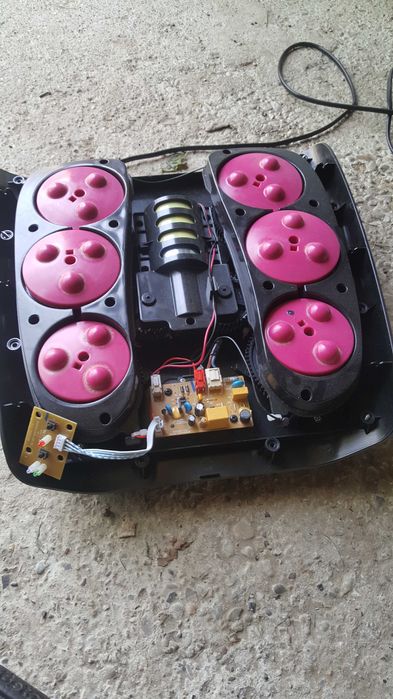 lot produse DEFECTE , aparat masaj , aeroterma,fier calcat cu aburi