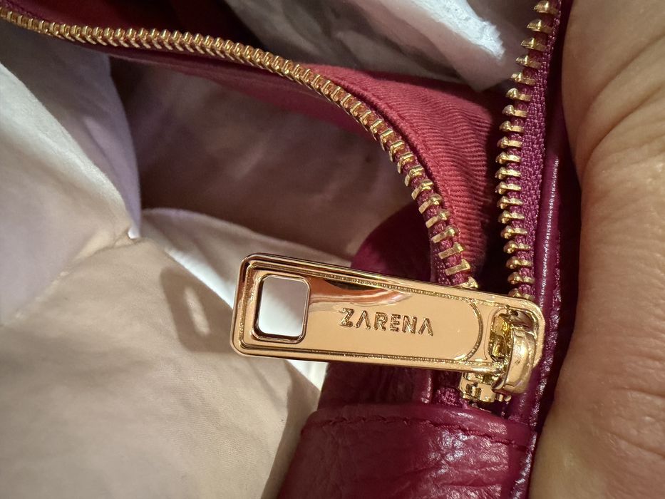 Чанта Zarena - модел Simona в цвят бордо