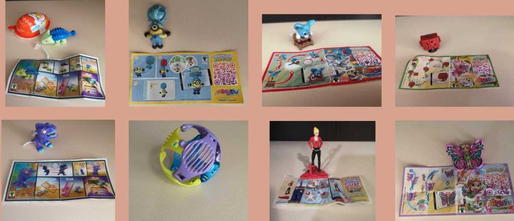 Огромна колекция - Kinder Surprise,Joy,Funco,BURGER KING, McDonald's