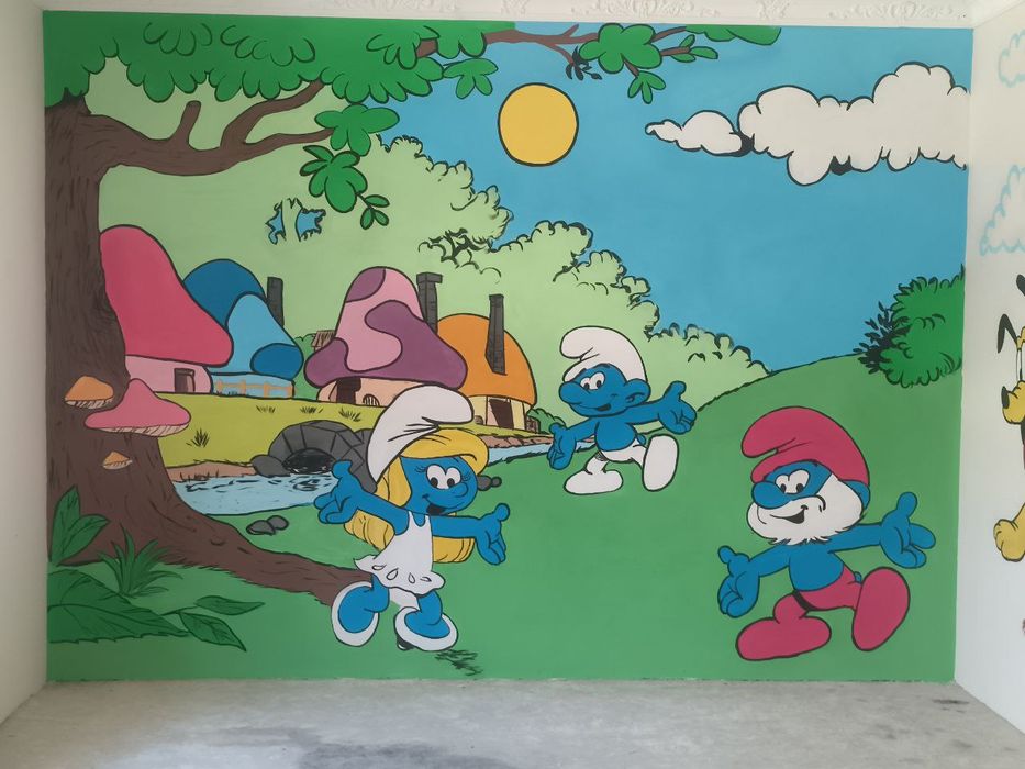 “Bolalar bog‘chasi, maktab, ofis devorlari uchun san’at asari”