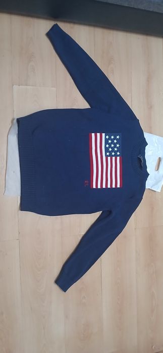 Кофта polo USA  темно синий