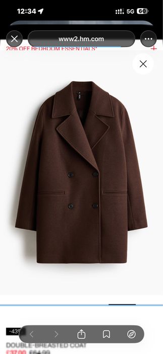 H&M original Пальто Очень комфортный модный