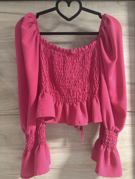 crop top roz de vara