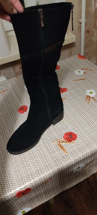 Сапоги замшевые ...