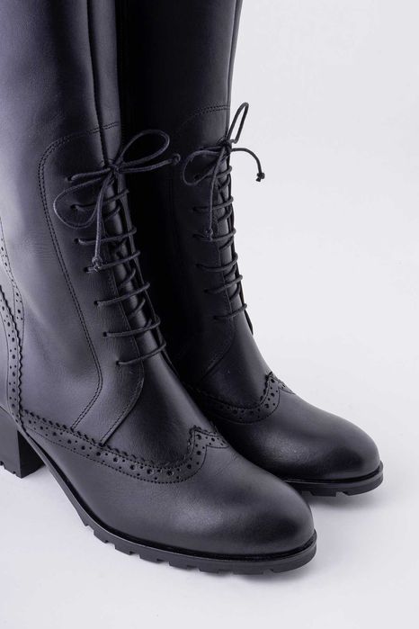 Cizme lungi din piele naturala,36-41