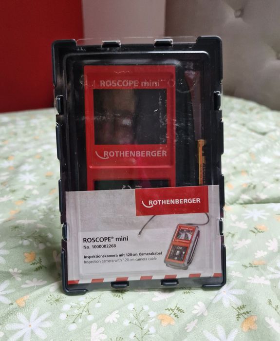 Mini camera inspectie video Rothenberger Roscope Mini, cablu 120 cm