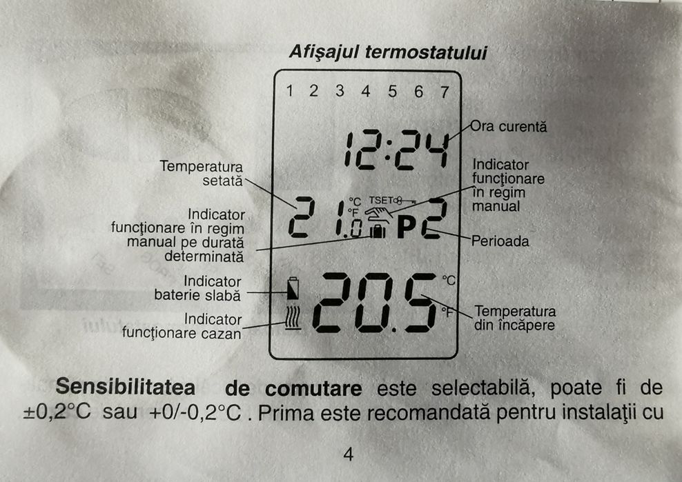 Termostat de cameră programabil cu fir COMPUTHERM Q7