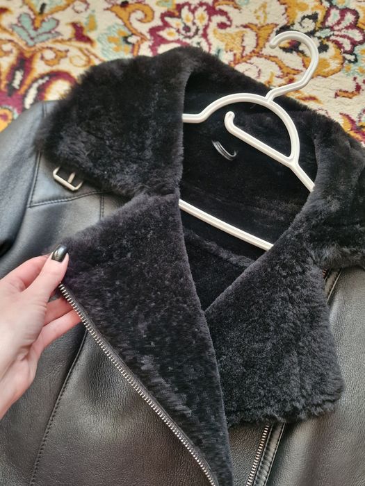 Дублёнка натуральная авиатор 40-44