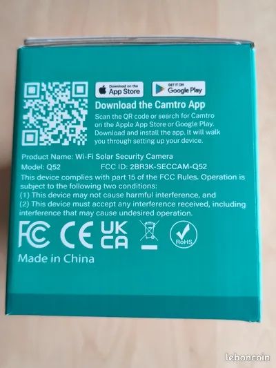 Wi-Fi соларна 360 камера за наблюдение.