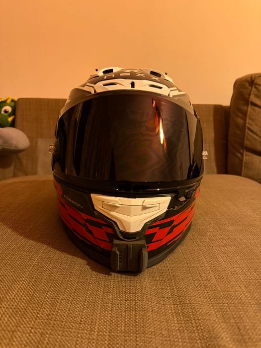 Casca Nexx X.R3R Glitch Racer Red