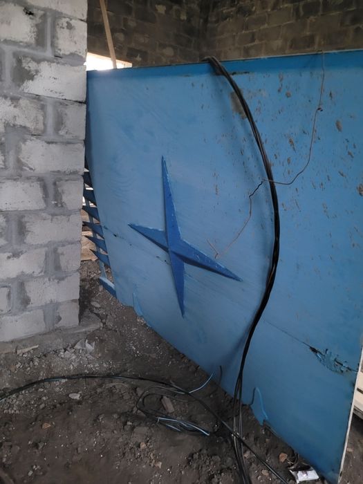Ворота железные уличные б/у
