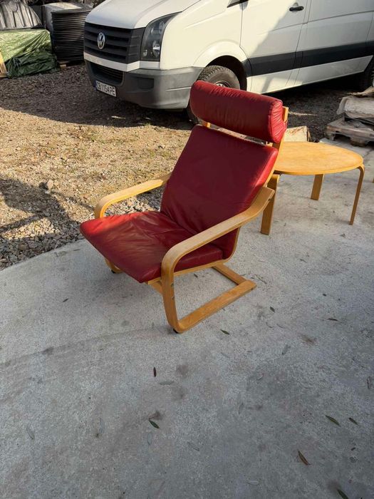 Люлеещ се стол с две  масички