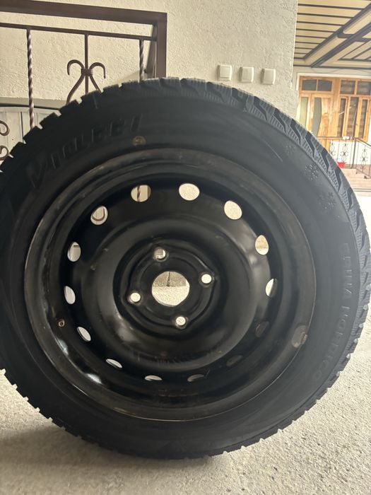 Шиповой темирли зимный 4 та коплект балон-диска (15 размер)