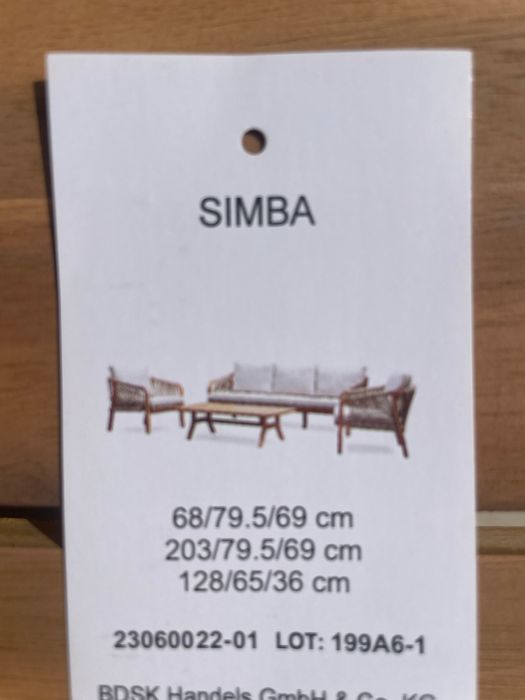 Masă de terasă din lemn ( nouă )