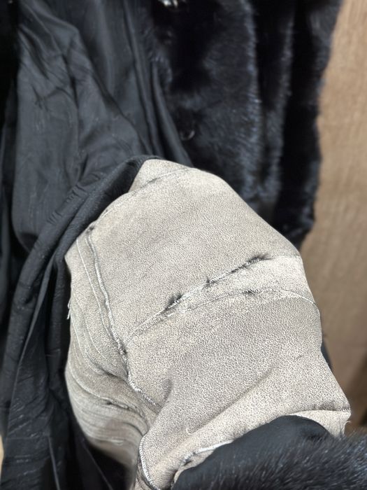 Шуба норковая черная