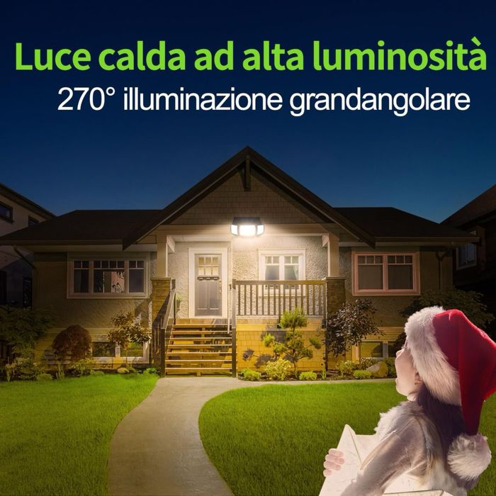 Lampa solara INTELAMP 1200LM cu senzor miscare, telecomanda, 3 LED