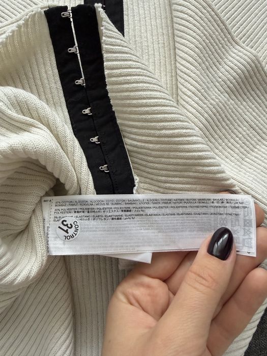 Cardigan din bumbac cu închidere în contrast – Mango
