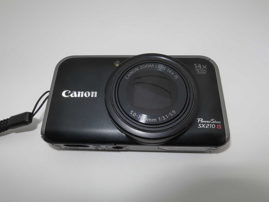 Canon PowerShot SX210 ултра компактен цифров фотоапарат с 14х оптичен зум, дигитална камера плен комплект като НОВА