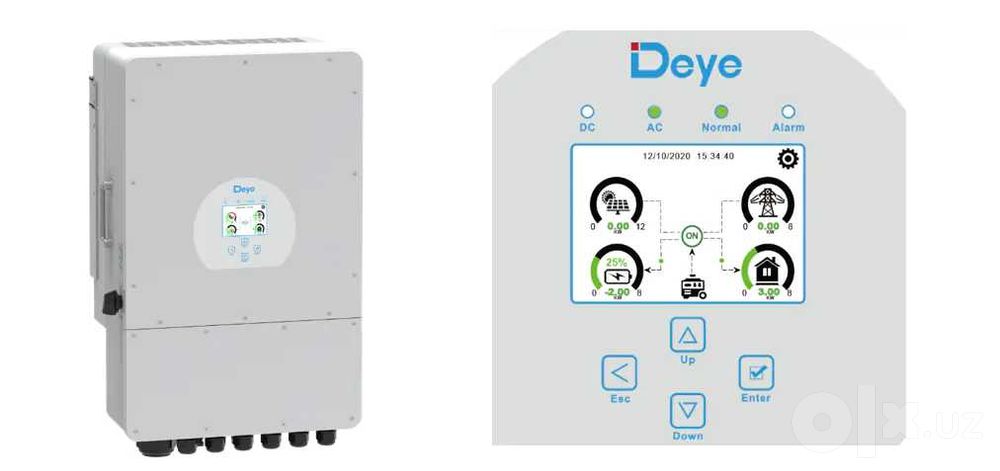 Дейе Гибрид3Фаза Низкое напряжение48В/DEYE GIBRID 3FAZA
LOW VOLTAGE48V