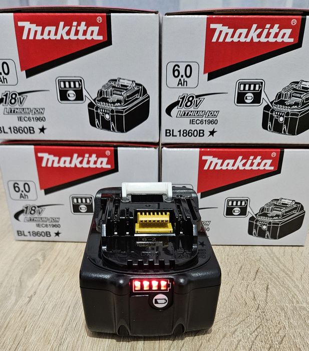 Acumulator/Baterie Makita 18V 6Ah BL1860 BL1850  BL1840 BL1830 NOU 2 Bucăți 320 de lei