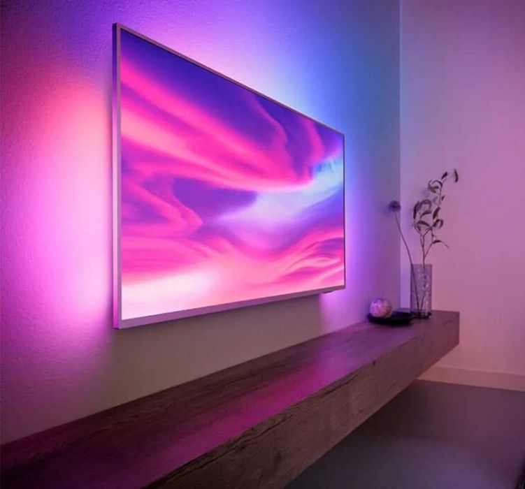 Амбиентно осветление за ТЕЛЕВИЗОР, синхронизираща се LED лента с ЕКРАН