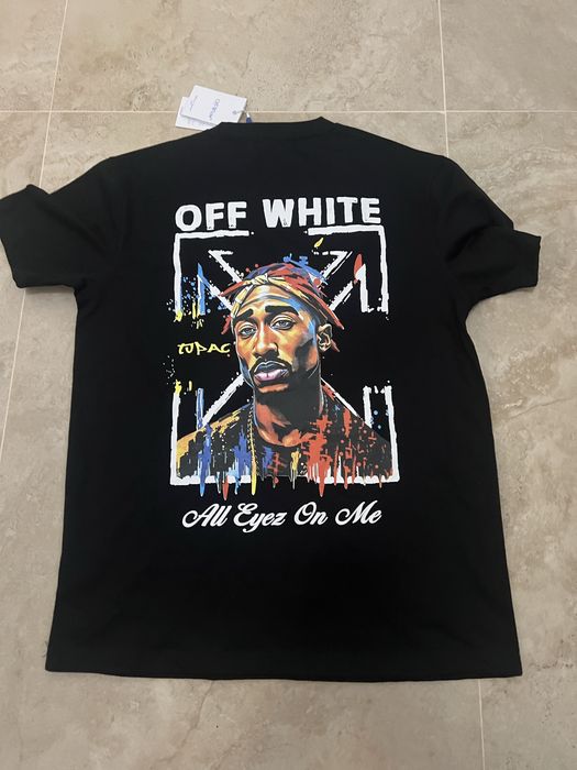 Tricou Off white Tupac