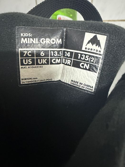 Snowboard boots Burton Mini Grom  7c/24/13.5cm